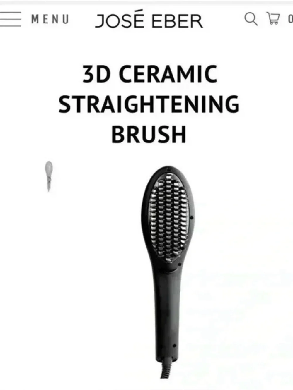 💚 JOSE EBER Digital Straightening Brush